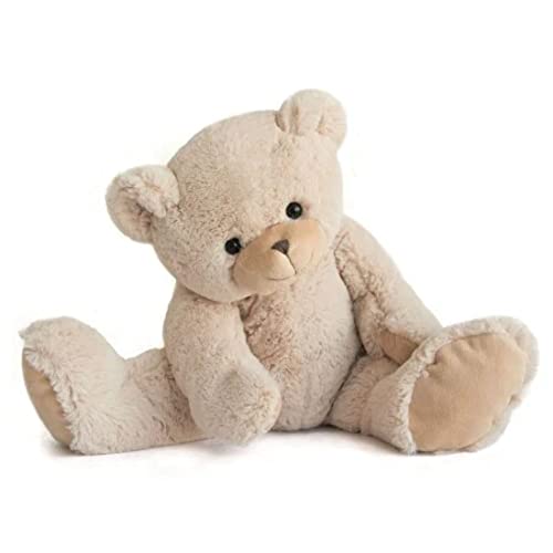 HISTOIRE D'OURS - Grande Peluche Ours Tout Doux - Beige - 35 cm - Collection Calin'ours - Idée Cadeau Enfants & Naissance - Doudou Câlin Confortable - Avec...