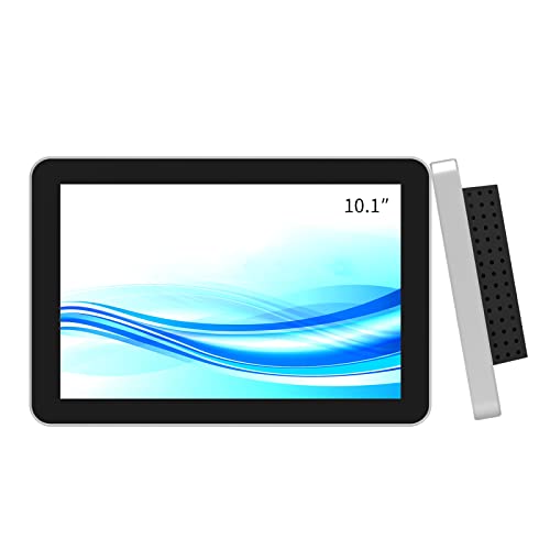 Image of GreenTouch 10.1 Inch Desktop Wall Mountable Multi PCAP Touch Screen Monitor - HDMI /VGA /DVI Input,1280 * 800 Resolution Display