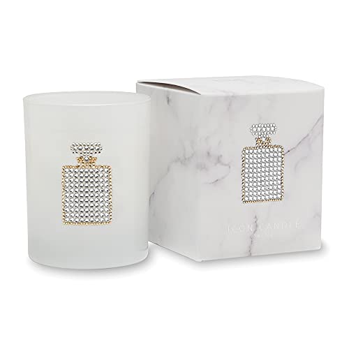 Primal Elements Vintage Icon Candle, Soy Wax, 9oz, Perfume Bottle