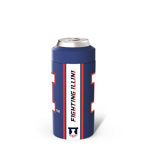 Image of Frost Buddy Universal Can Cooler (Illinois Fighting Illini) | 20x colder, cold up to 24 hrs | Sleek, lightweight design | Premium build quality | Coffee-mug ready with add-on lid