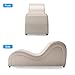PUREMIND Yoga Chair for Adults, Sleek PU Chaise Lounge for Yoga, Great for Ergonomic for Stretching, Relaxing & Exercising, 61
