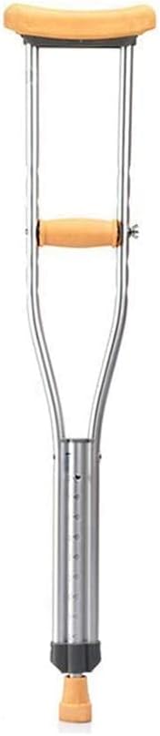 Crutches for Adults Underarm Underarm Crutches for Adjustable Underarm Single and Double Crutches Aluminum Walker Adjustable Folding Cane - A Pair for Adults and Teenager Great for Travel or Work