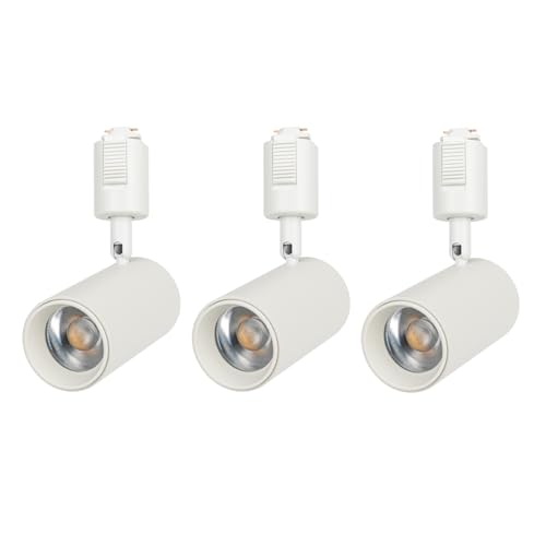 智光電気 LED一体型スポットライト Ra90高演色 36°ビーム角 ダクトレール専用 消費電力12W ライディングレール 照明器具 レールライトインテリア リビング キッチン 店舗 ショップ カフェ （白・昼白色・3個セット）