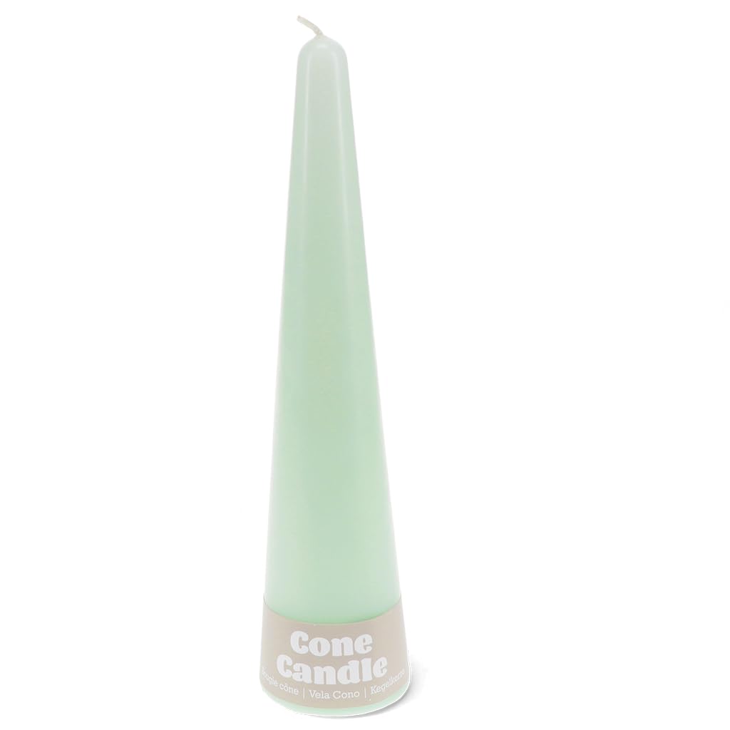 Rex London Mint Green Tall Cone Candle