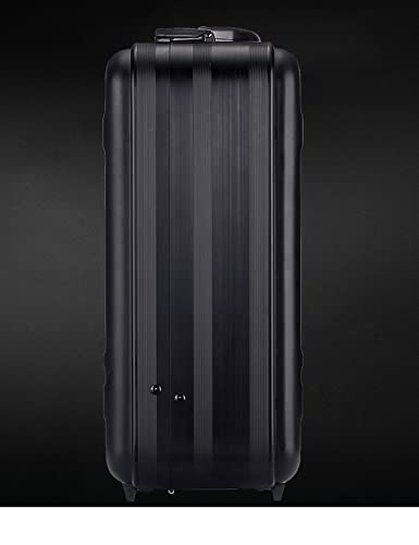 Urecimy Black 14.5X10.6X4.5 Inch Aluminum Briefcase For Men Metal Toolkit Box Family Medical Case Cash Small Case 14 Inch Notebook Bag With Sponge #TOP2