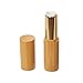 Vosarea Lippenstift Leer Behälter Nachfüllbar aus Bambus DIY Lippenstift Basteln Container 12.1mm (Golden)
