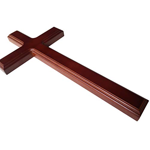 32 cm Houten Jezus Christus Cross Wandmontage Kerk Religieus Gebed Opknoping Ornament Woondecoratie Kruisen voor Muur Sets - Image 3