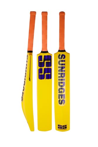 Image of SS Plastic Cricket Bat Size 4 | Kids Lightweight Plastic Cricket Bat | Durable Bat for Tennis Ball & Backyard Cricket Play