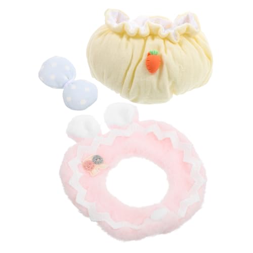 Vaguelly Stuffed Bear Clothing Bear Short Sets Plush Toy Dresses Outfits Decorative Dolls Cotton Easy to Carry Family Bonding