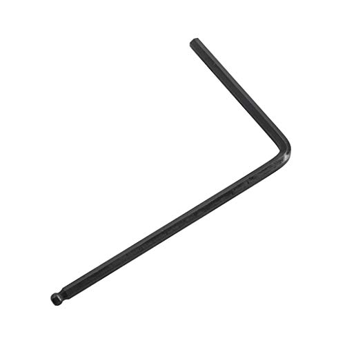 ben-gi Herramienta de Ajuste de la Guitarra del Tensor Extremo de la Bola Llave Allen de la Guitarra de Acero al Carbono de reparación de la Llave Inglesa, 4 mm, 1pc