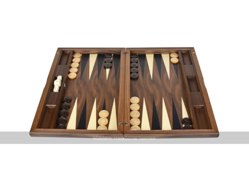 Coffret de backgammon Dal Negro York en bois précieux un cadeau d'exception