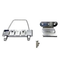 ♬This 4 string bass guitar bridge features a hollowed out design that reduces weight by 30% while maintaining structural integrity, perfect for extended playing and enhanced tone claritys. ♬Crafted from corrosions resistant metal alloy, the bridges o...