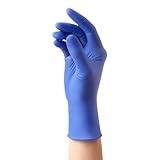 Medline SensiCare Silk Powder-Free Nitrile Exam Gloves, Size X-Large, Box of 230