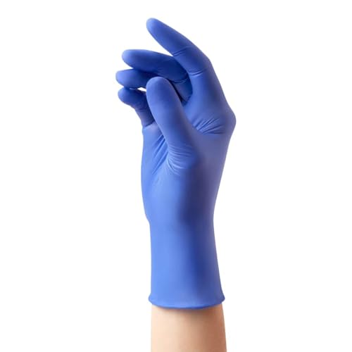 Medline SensiCare Silk Powder-Free Nitrile Exam Gloves, Size X-Large, Box of 230