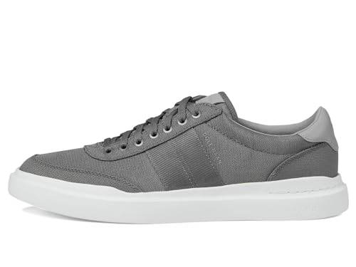 Cole Haan Men's Grandpro Rally Canvas Court 2, Quiet Shade/Sleet/Optic White, 10.5-W US