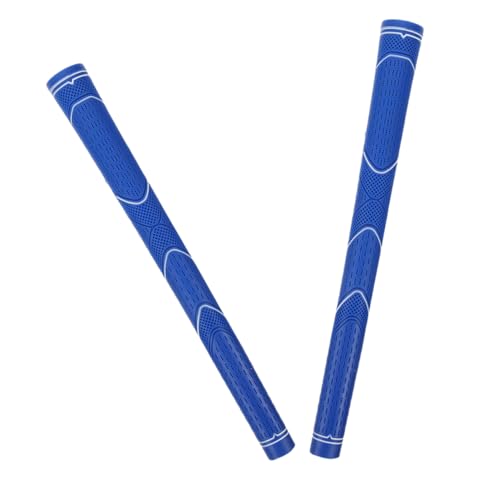 Kisangel 2Pcs Golf Comfortable Nonslip Rubber Handle for Beginners Versatile Golf Club Grip Replacement Tool for Practice and Repair Lightweight and Durable