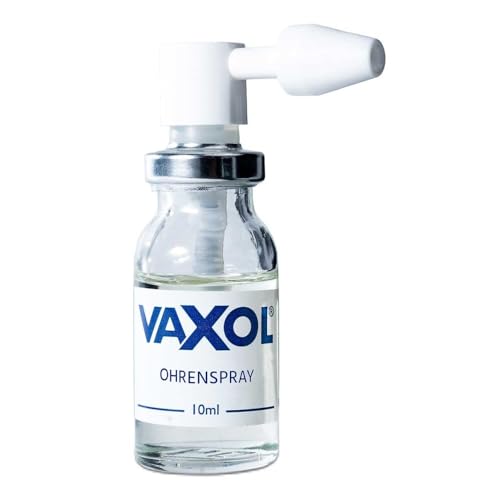 Vaxol OHRENSPRAY: Entfernt überschüssiges und verhärtetes Ohrenschmalz - Lindert Jucken & Reizungen - Pump-Sprüh-System - Geeignet für alle Altersgruppen (1+) - 10ml