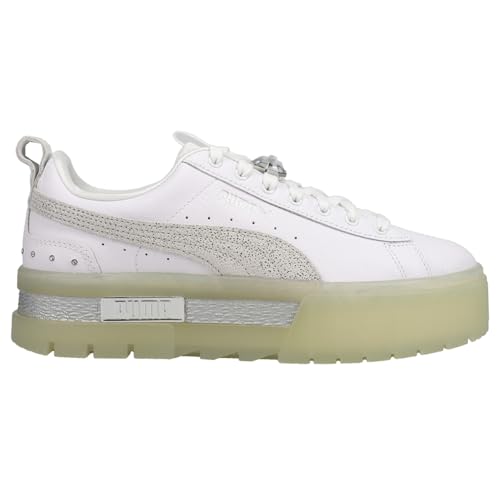PUMA Womens Mayze Crystal Galaxy Platform Sneakers Shoes Casual - White