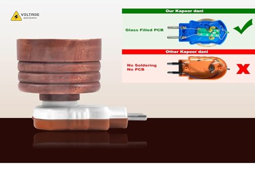 Image of Sheesham Wooden Kapoor Dani, Premium Camphor Diffuser For Home Bakhoor Burner Kapoor Electric Kapoor Dani For Puja, Aroma Diffuser,