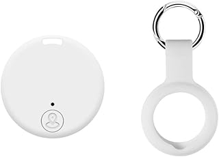 YOMAKAVI Mini GPS Tracker Wireless Bluetooth 5.0 Anti-Lost Device Smart Locator with Silicone Case Black