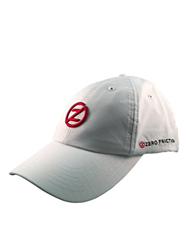 Zero Friction Herren Performance Mütze, verstellbar, Weiß Cover