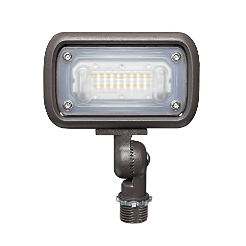 GKOLED 15W LED Floodlight, Outdoor Security Fixture, Waterproof, 1500 Lumens, 50W MH Equivalent, 5000K Daylight White, 120-277V, Compact Size, UL-Listed by GKOLED - Used condition - US$12.78