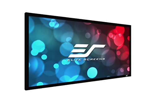 Image of Elite Screens Sable Frame, 85-inch 2.35:1, Fixed Frame Home Theater Projection Projector Screen, ER85H1-Wide