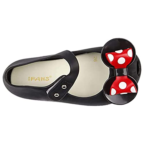 iFANS Girls Sweet Dot Bow Princess Sandals Shoes Mary Jane Flats for Toddler/Little Kid4