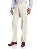 John Henry Men's Flat Front Modern Fit Twill Pant