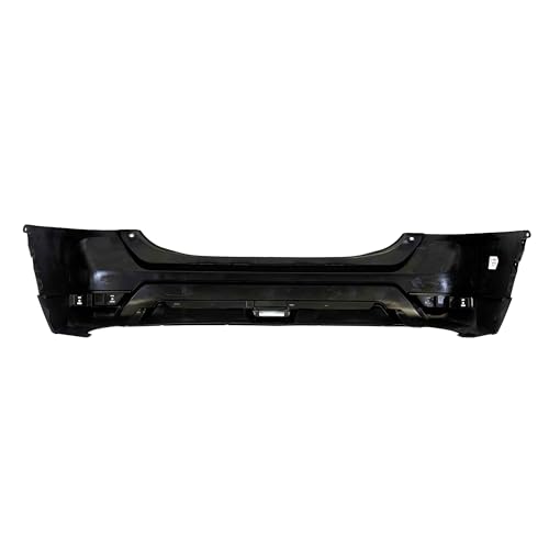 Image of FitParts Compatible with Nissan Rogue 2017-2020 Rear Bumper Cover | CAPA Certified, Primed, Without Parking Sensor Holes, Hybrid, Ready to Paint, OEM 850226FL0H, NI1100319