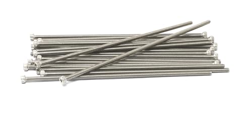 Image of iexcell 20 Pcs M4 x 160mm Thread Pitch 0.7 mm Stainless Steel 304 Hex Socket Head Cap Screws Bolts Kit