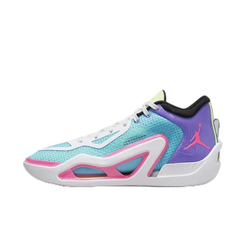 Tatum 1 Basketball Shoes (FV0169-400, Lagoon Pulse/Psychic Purple/White) Size 8