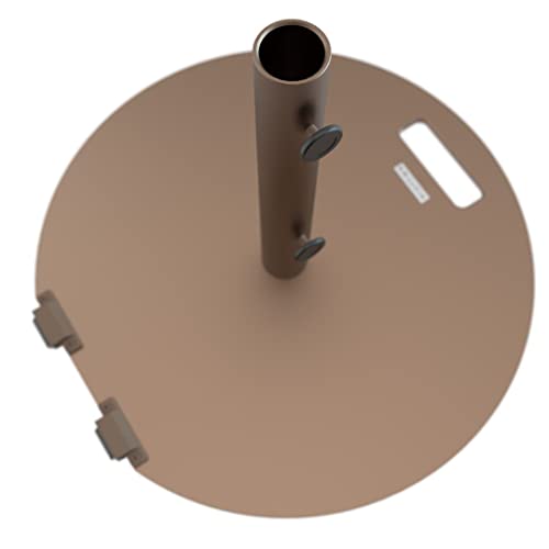 Image of Midtown Umbrellas Round 2 - Base with Wheels, Up to 55 lb Capacity, Bronze