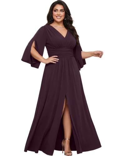 Image of KOH KOH Womens Long Bridesmaid Semi Formal Wedding Guest Maxi Dress Gown