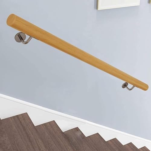 Rambarde de sécurité escalier bois 70cm pour couloir et terrasse