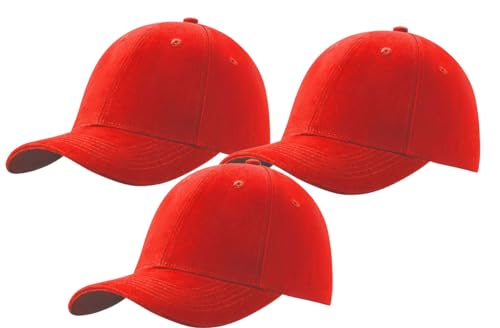 MFAZ Morefaz Ltd Set 3X Herren Baseballkappe Cap Verstellbarer...