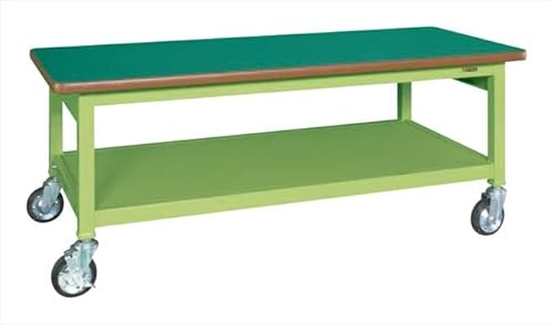 サカエ 重量作業台GWBタイプ 移動式 W1800×D800×H740mm グリーン GWBF-188 030733
