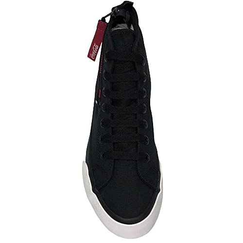 Tênis Coca-Cola Shoes, Atlanta Wave Zipper, Preto, Feminino, 36