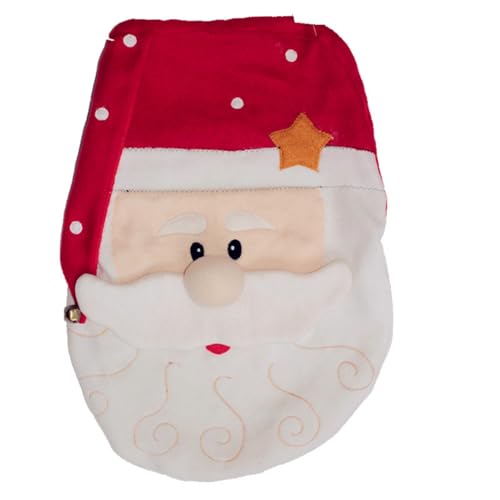 Ruarby Copriwater natalizio 3D Babbo Natale