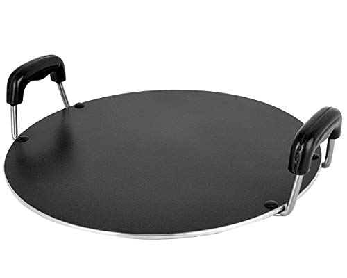 Image of Nirlon Aluminium Gas Compatible Non Stick Dosa Roti Chapati Pathiri Round Tawa 28.5cm, Red(26 mm Classic RT)