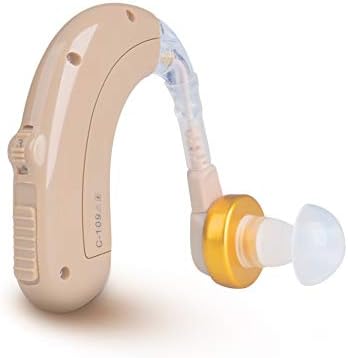 Coniler Hearing Amplifier for Adults and Seniors, Classic BTE Hearing Assist 0109 Wearing in Both Ear