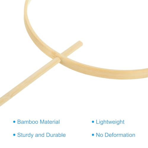 PATIKIL 7 Inch Bamboo Macrame Hoop - Image 3