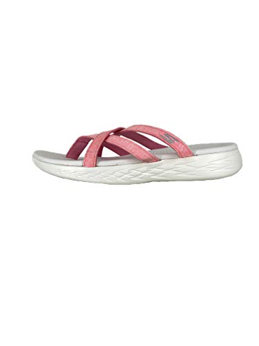 Image of Skechers Women's Thong Flat Sandal, Taupe, 9