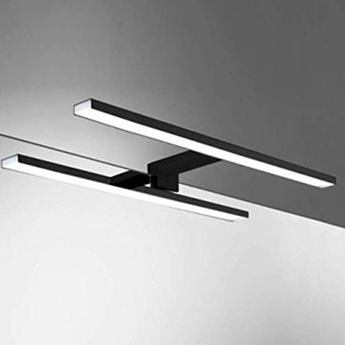 APLIQUE DE BAÑO MOMEN NEGRO LED 60CM 12W IP44 CII LUZ BLANCA 6000K