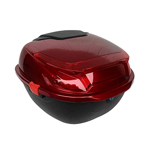 Evita cargar tu casco con este baúl trasero de moto 48L impermeable 1