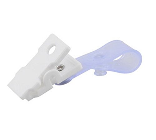 Clips de badge avec sangles en PVC transparent pour éviter la perte de cartes d'identité