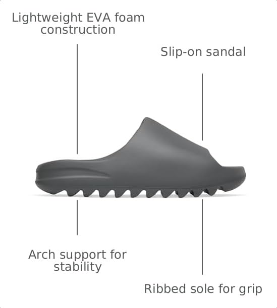 Image of adidas Men's Yeezy Slides