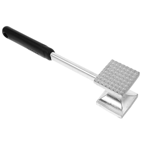 Cabilock 1 PC Aluminum Alloy Meat Hammer Kitchen Tenderizer with Long Handle for Easy Use for Beef Chicken Steak and Poultry Kitchen Gadget for Home and Restaurant Cooking
