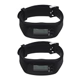 GETAJGHSD 2pcs Silicone Step Counters Wristband Lightweight Portable Digital Sports Watch with Stylish Design for Outdoor Activities and Everyday Use