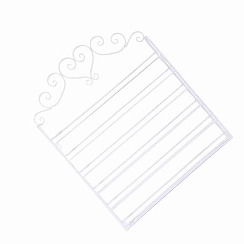 Organizzatore per Rack Parete per Smalti per Unghie, in Metallo Nero, Portaoggetti Appendere a 6 Livelli, Scaffale Infrangibile per Smalti per 180 Bottiglie (WHITE)